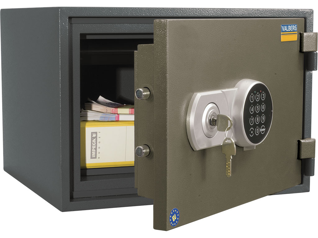 firesafe Kodu ja kontoriseif, FRS 32 EL/KL, 315x430x430 mm, Tulekindel 60 min, Turvatase S2 - Image 1