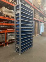 Полка для коробок 2100x994x400, 65 коробок 400x180x95 мм