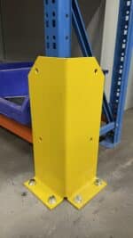 Postikaitse L-kujuline H400mm, avadega, kollane