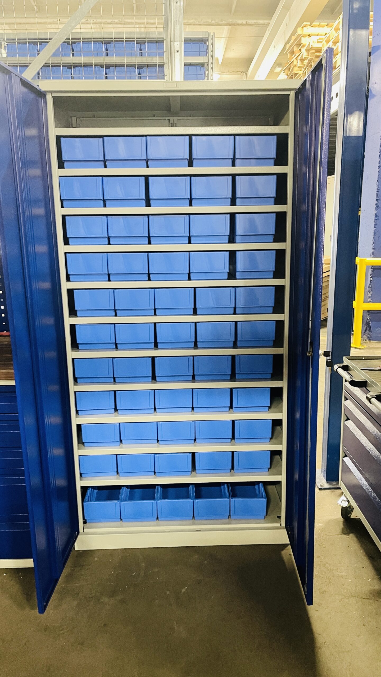 IMG_1960 Tööriistakapp 1990x950x500 mm laokarpidega, 55 tk - Image 1