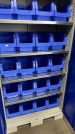 Metallkapp tööriistadele 1850x920x460 mm, PRAMH4000 ja kastid LF322 20 tk